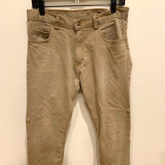 Dearborn Denim Made in Chicago Beige Jeans 30Wx27L - Picture 1 of 5